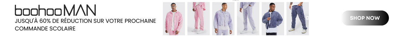 BoohooMAN Banner du code promo
