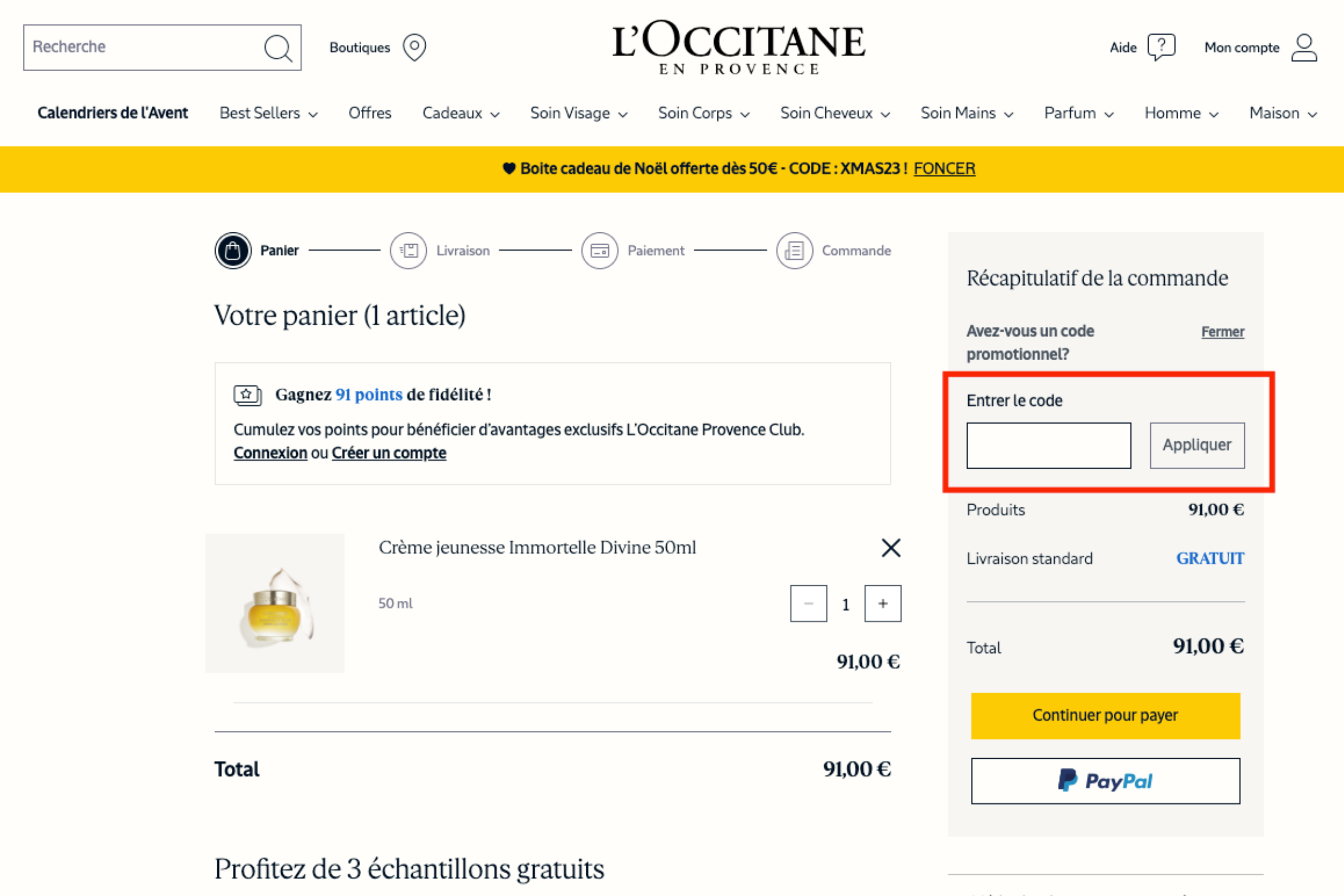 L'Occitane code promo