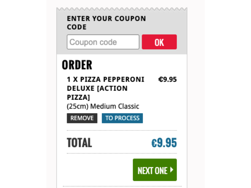 Dominos code promo